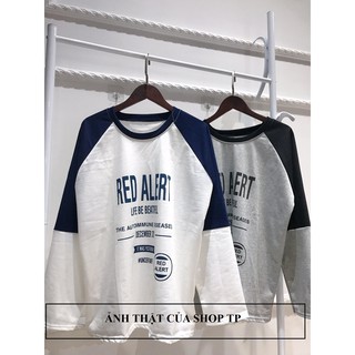 ÁO DÀI TAY "RED ALERT" (ẢNH THẬT) UNISEX