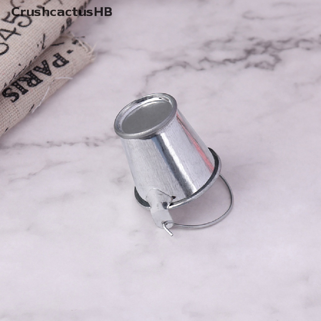 [CrushcactusHB] 1/6 1/12 Dollhouse Miniature Metal Bucket Mini Kitchen Decor Pretnd Play Toy Hot Sell