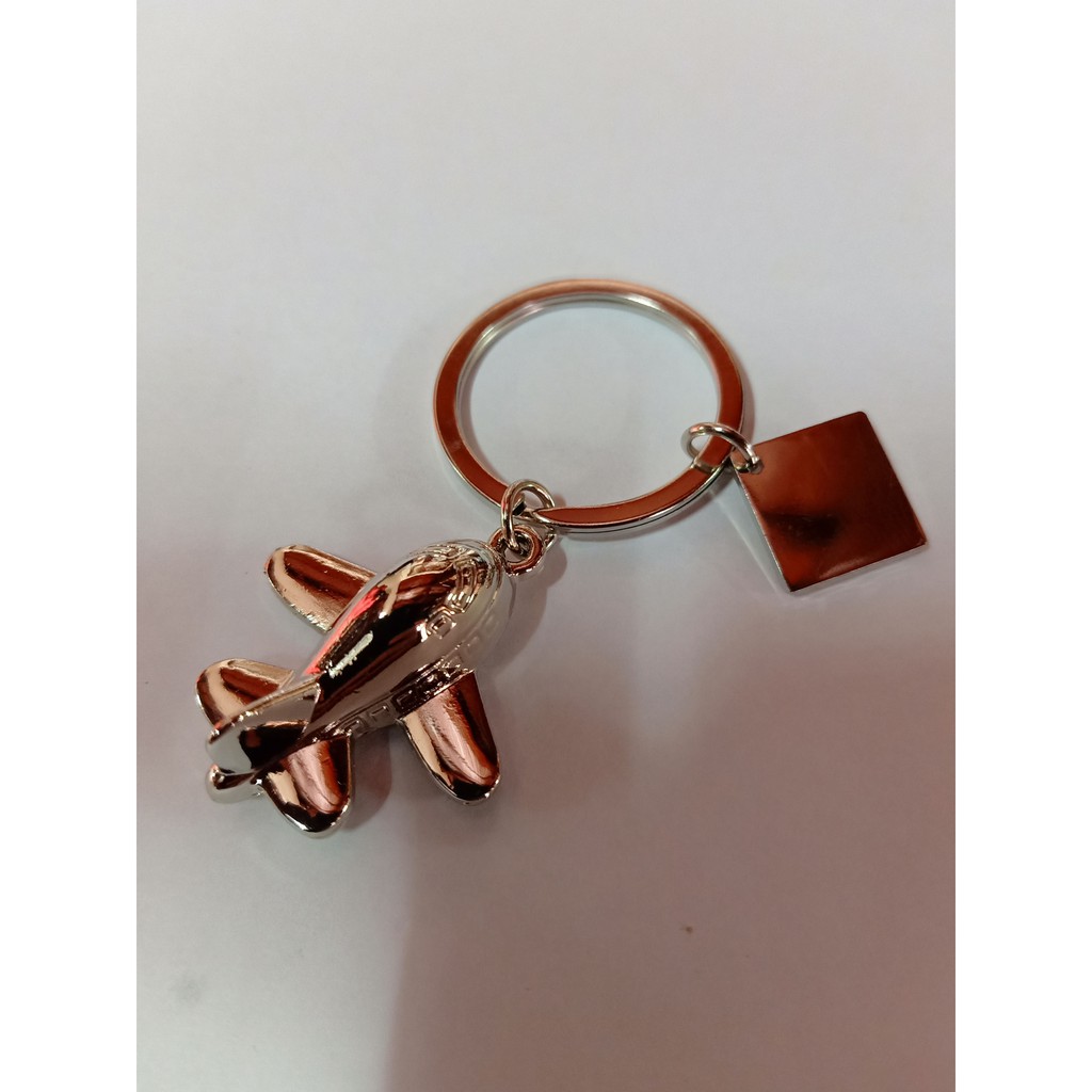 Móc khóa Inox, móc khóa máy bay