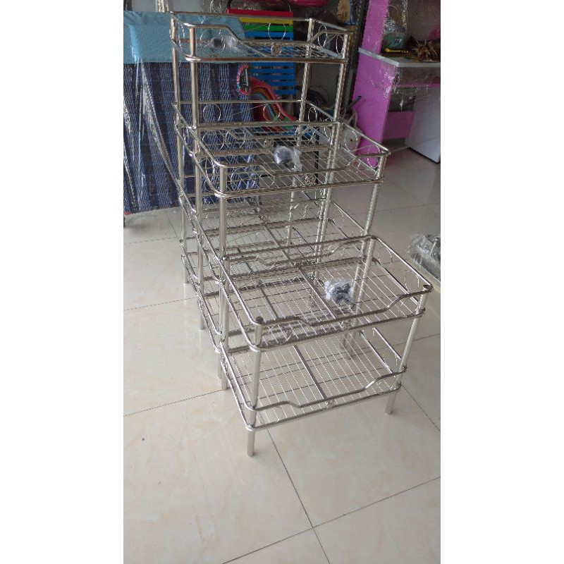 Kệ chén innox 30*50 2,3,4 tầng