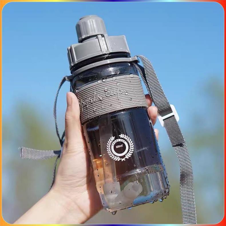 Bình Đựng Nước Sports Cup Phong Cách Thể Thao Có Ống Hút Và Dây Đeo Tiện Lợi | BigBuy360 - bigbuy360.vn