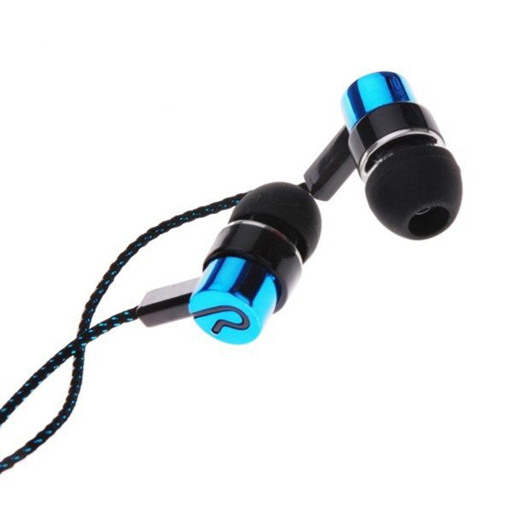 Tai nghe trong tai, headphone 3.5 mm âm cực trầm, thể thao. Earbud kim loại ₃