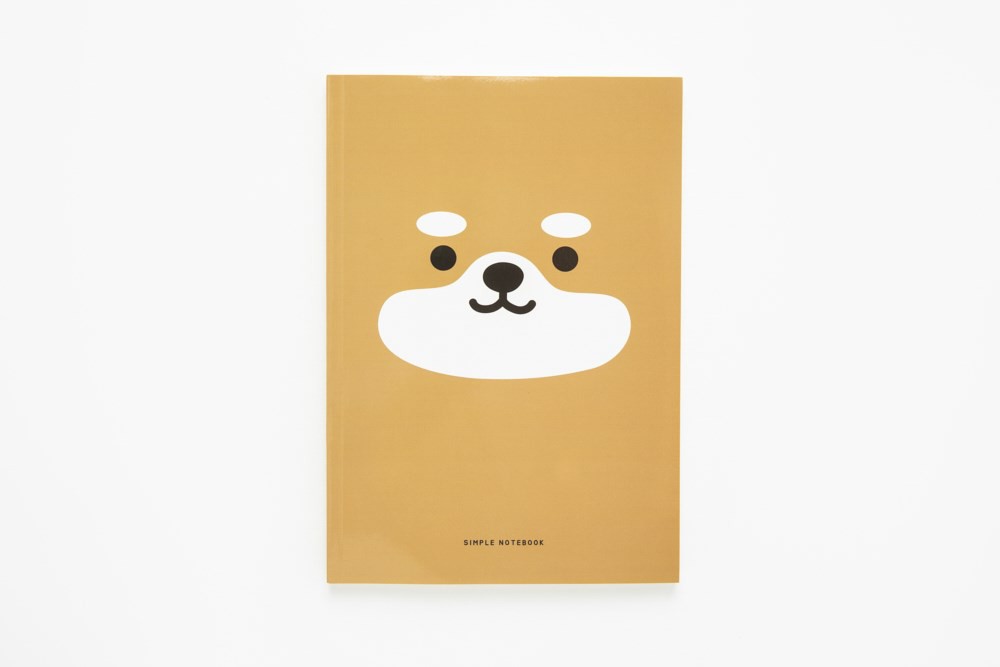 Sổ Tay Luyện Tập  ARTBOX Hàn Quốc In Hình Mặt Chó Shiba 120 Tờ