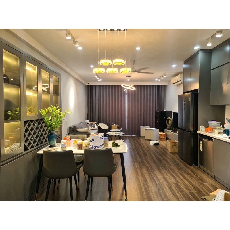 [GIẢM SÂU DEAL SỐC][Đèn Thả 5 Vòng Tròn Trang Trí Nội Thất Có Bảo Hành]