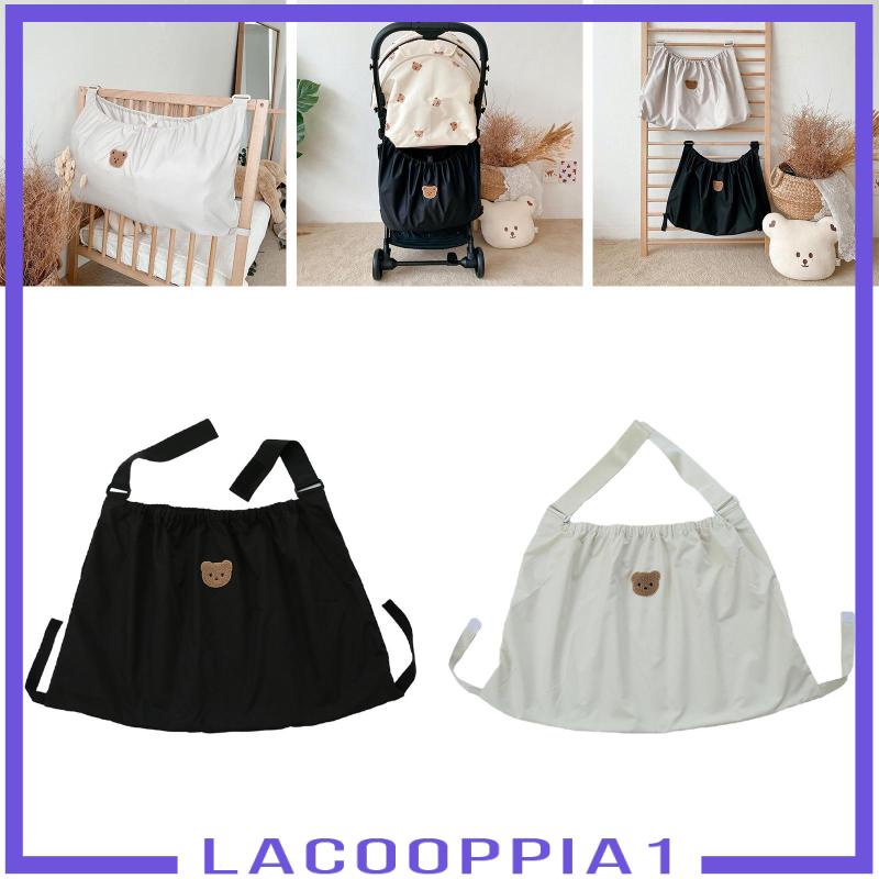 1 Túi Đựng Đồ Dùng Treo Xe Đẩy Em Bé Thiết Kế Dây Đeo Tùy Chỉnh Tiện Dụng