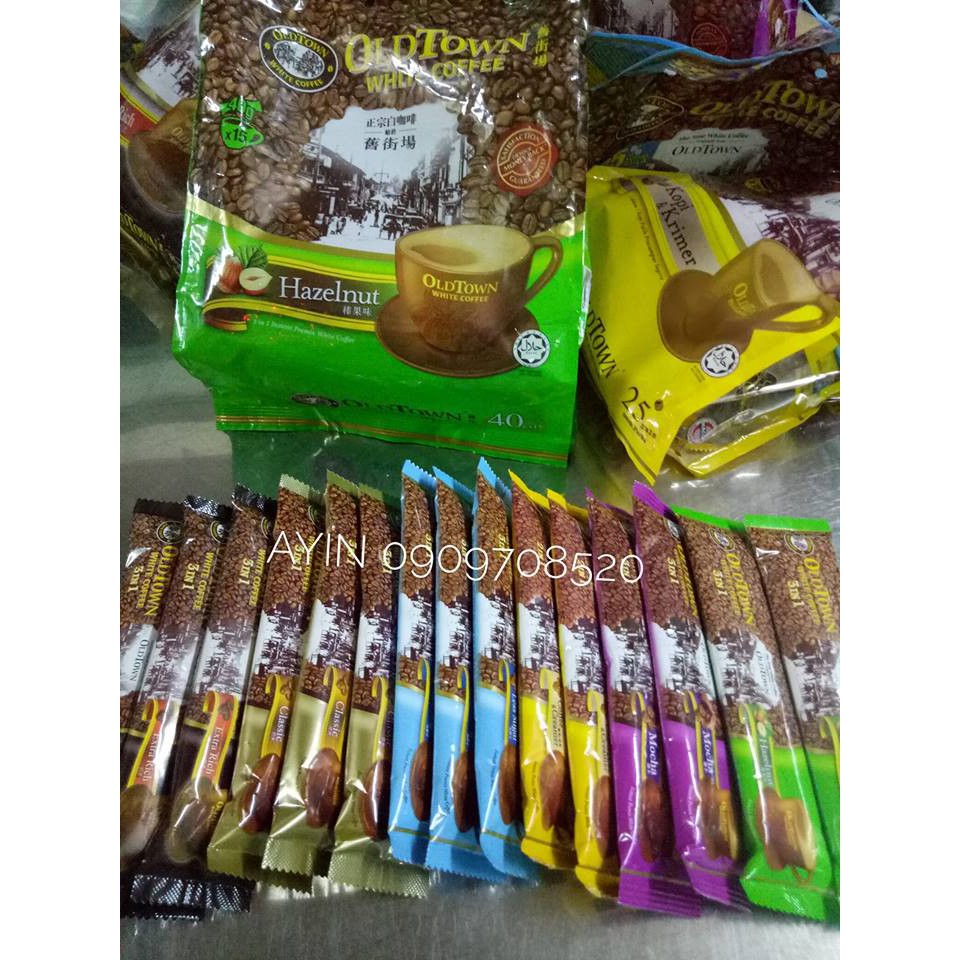 Cà phê trắng Oldtown HAZELNUT Malaysia -  Gói lẻ uống thử | BigBuy360 - bigbuy360.vn
