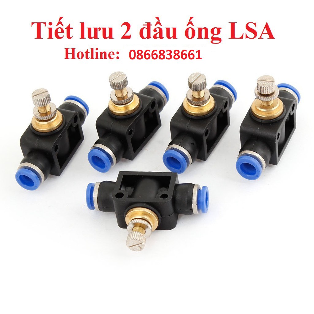 |HÀNG XỊN| Van tiết lưu hai đầu ống LSA khí nén, phun sương, chịu được áp suất cao, đầy đủ kích cỡ,  giá sỉ