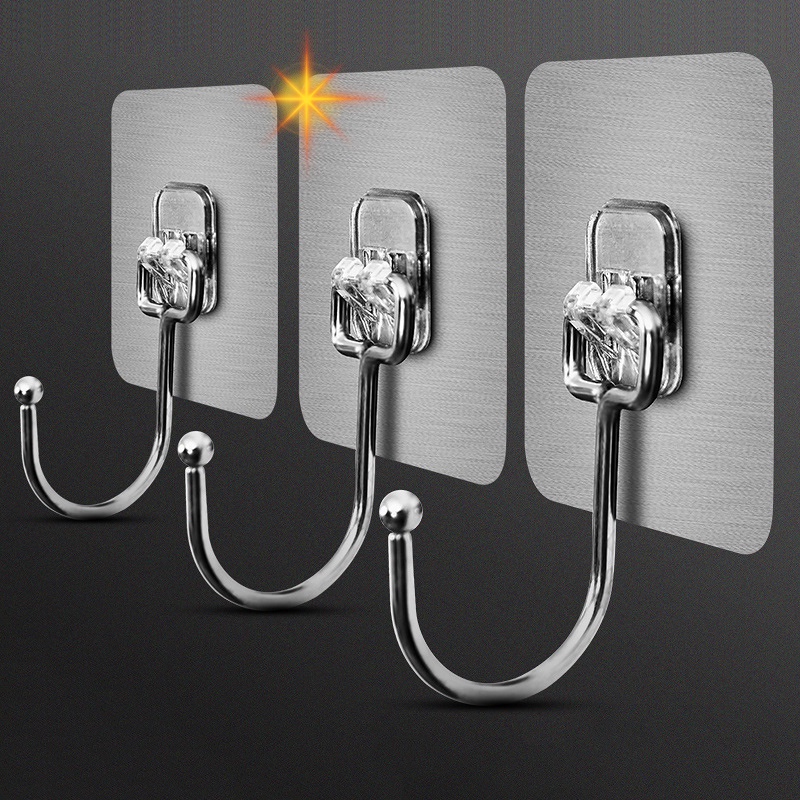 Móc treo tường móc treo đồ dán tường siêu dính chịu lực 5kg