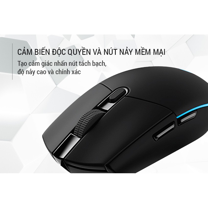 Chuột game Logitech G102 (G103) Prodigy - 8.000DPI RGB, 6 nút bấm có thể lập trình, Bảo hành 1 đổi 1 trong 2 năm | BigBuy360 - bigbuy360.vn