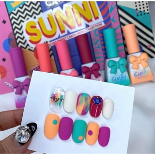 Sơn gel tone màu neon trong collection Sunni Candy Nail Hàn Quốc [ lẻ chai]