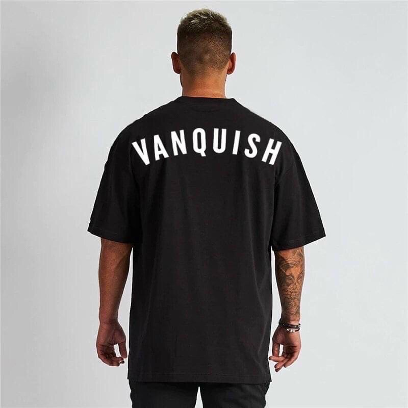 Áo thun oversize tập gym nam vải cotton chất đẹp