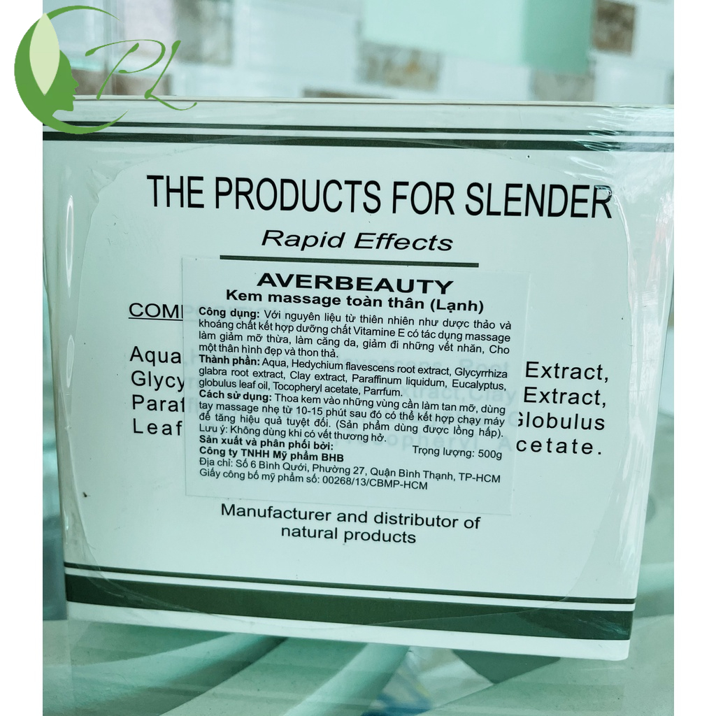 Kem Massage Tan Mỡ Bụng Averbeauty 500g