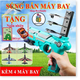 Súng đồ chơi bắn máy bay dành cho trẻ em , đồ chơi súng phóng máy bay lượn mô hình trẻ em