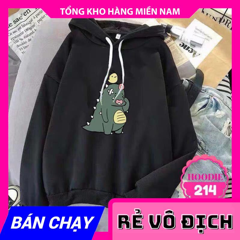 ÁO HOODIE IN HÌNH XINH XẮN AHD214 ⚡FREESHIP⚡100% ẢNH THẬT⚡ ÁO KHOÁC NỈ ⚡ ÁO SWEATER  MY