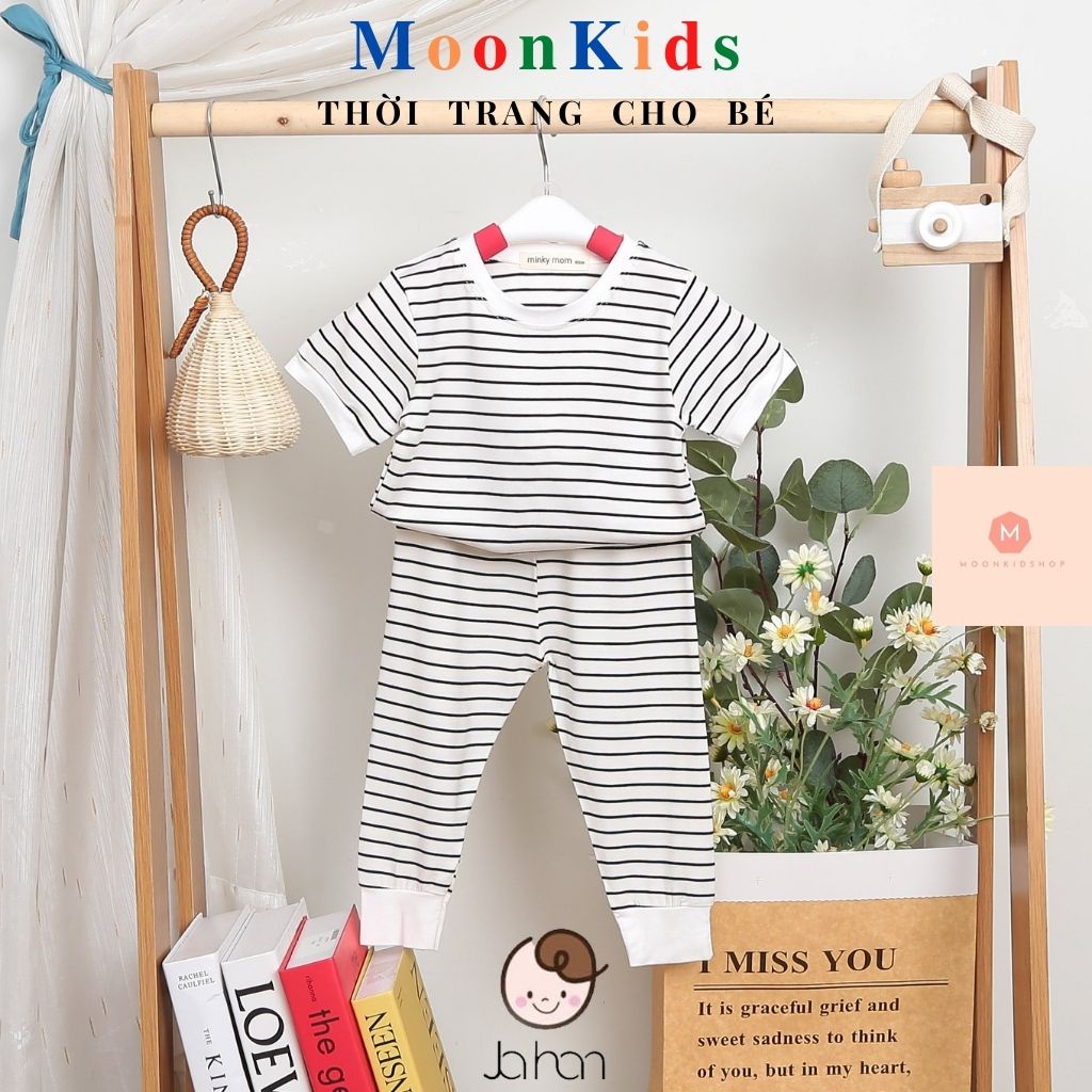 Bộ MINKY MOM Ngắn Tay Cho Bé NHẬN HÀNG ƯNG Ý NGAYTHUN LẠNH 100%,cho bé từ 7-19kg, cam kết hàng chuẩn!!!!!!!!