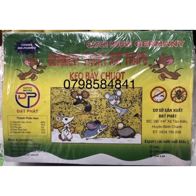 20 miếng keo bẫy chuột