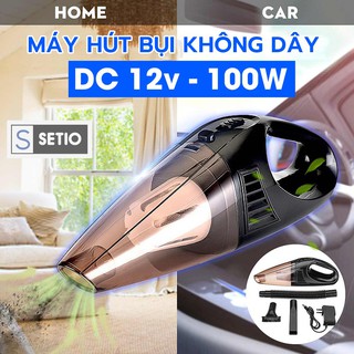 FREESHIP - Máy hút bụi cầm tay Kosko Setio máy hút bụi không dây máy hút bụi mini máy hút bụi xe hơi oto ghế sofa