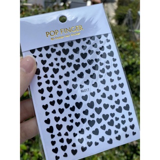 Sticker dán móng nghệ thuật nhũ nổi