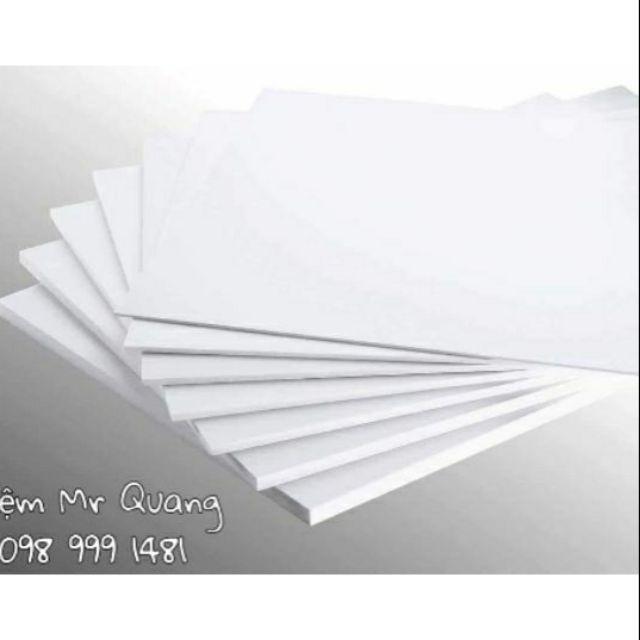 Bìa mô hình, bìa fomex trắng, nguyên liệu làm mô hình, nguyên liệu handmade