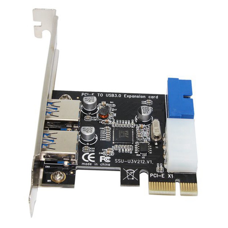 Bảng Điều Khiển 2 Cổng Pci Express Usb 3.0 Có Thẻ Điều Khiển 4pin 20 Pin | BigBuy360 - bigbuy360.vn