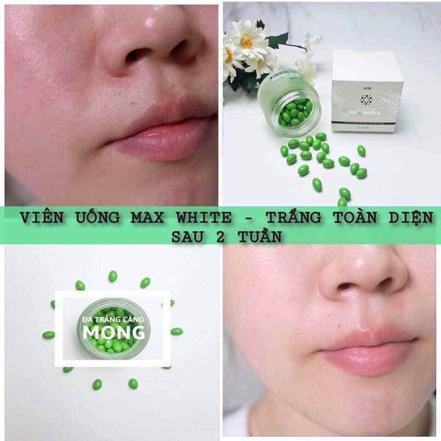Viên Uống Trắng Da Premium Max White Genie (Xanh/Đỏ) | BigBuy360 - bigbuy360.vn