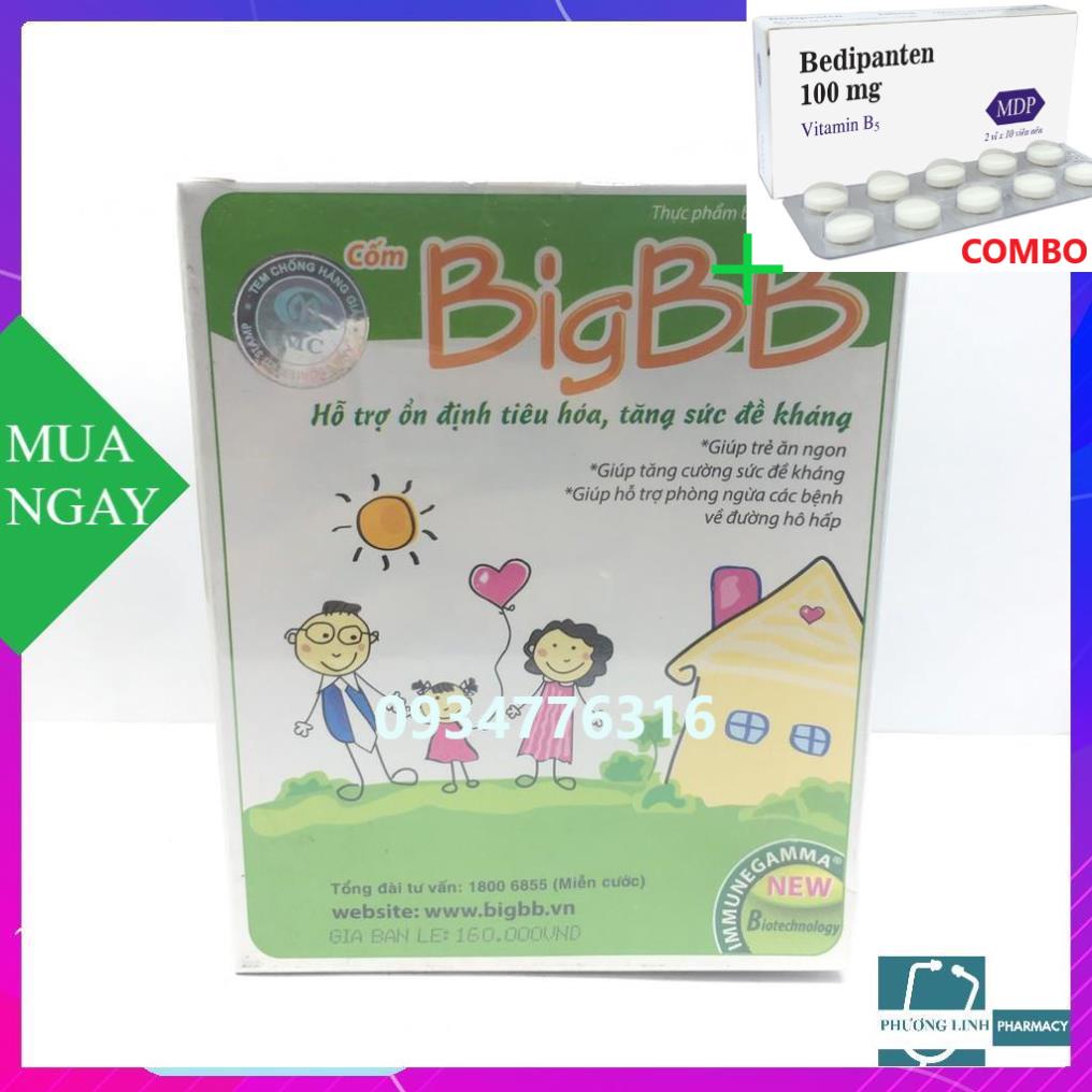 Combo Bedipanten 100mg +  BigBB Hỗ trợ ổn định tiêu hóa tăng sức đề kháng