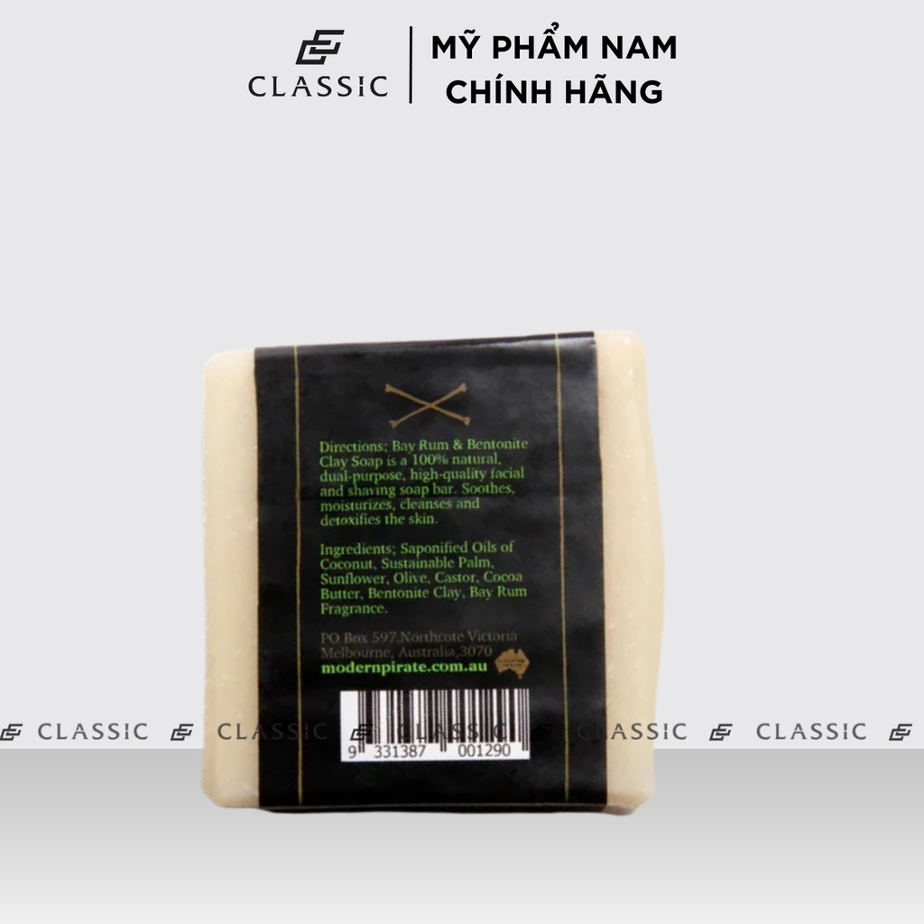 Xà Phòng Rửa Mặt Modern Pirate Bay Rum Soap 110g