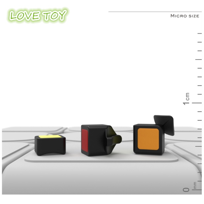 Khối Rubik 3X3 Mini 1cm Nhiều Màu Sắc Dễ Thương