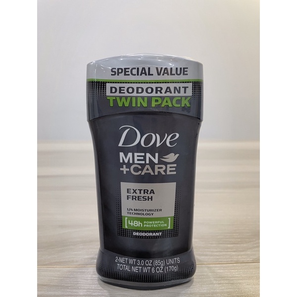 Lốc 2 chai lăn/ 1 chai xịt sáp khử mùi nam Dove Men+ Care Extra Fresh/ Active Fresh (Nhập khẩu trực tiếp từ Mỹ)