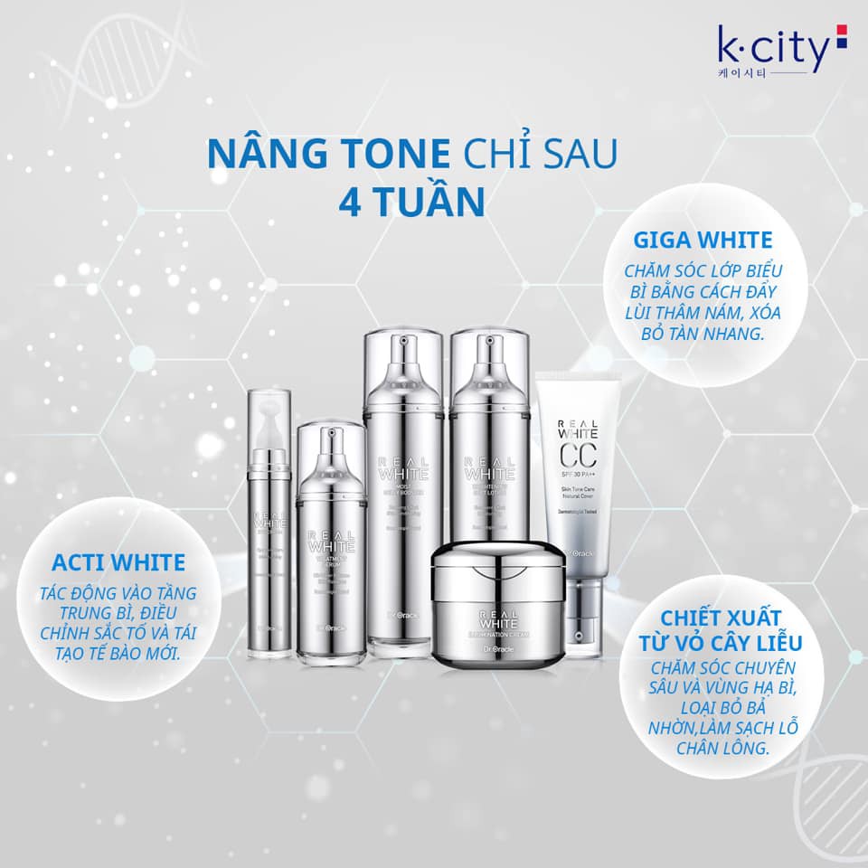 Kem Dưỡng Thâm Mắt Cao Cấp Hàn Quốc Real White Eye Cream 15ml | BigBuy360 - bigbuy360.vn