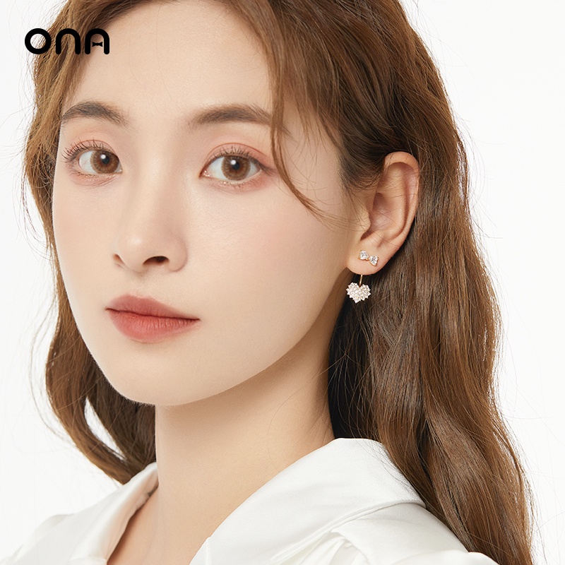 Khuyên Tai Hình Trái Tim/Nơ Phong Cách Hàn Quốc Thời Trang Mới 2022 Dành Cho Bạn Nữ