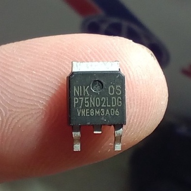 Mosfet dán P75N02LDG 25V75A