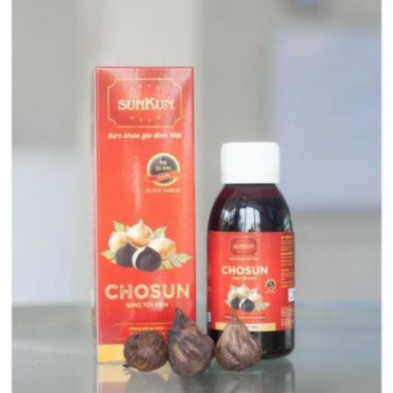 SIRO TỎI ĐEN CHOSUN tằng cường sức đề kháng, giảm ho, kích thích tiêu hóa/chai 125ml