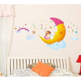 decal dán tường bé ngủ ngon