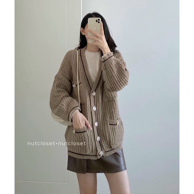 [FREESHIP - HÀNG LOẠI 1] ÁO LEN CADIGAN 4 CÚC HÀNG QC SIÊU HOT HIT