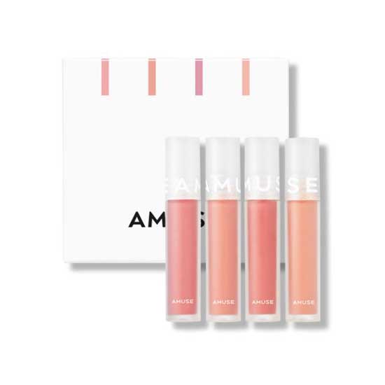 Bộ 4 màu má hồng trang điểm bán chạy nhất hãng Amuse nude blush starter kit 4items - ninishop