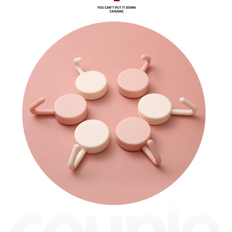 Set 10 Móc Treo Đồ Dán Tường Có Giác Hút Phong Cách Bắc Âu Dễ Thương