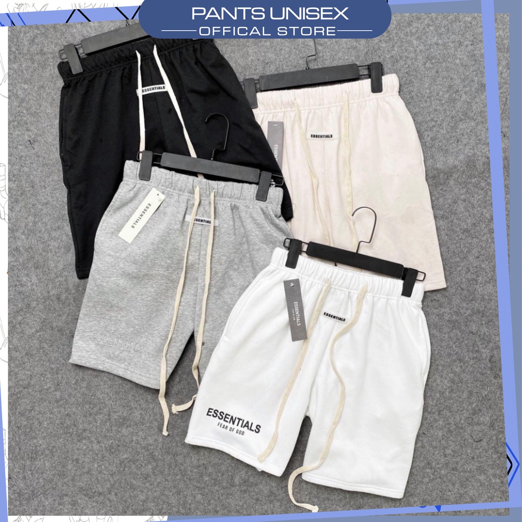 ⚡[ RẺ VÔ ĐỊCH ] Quần short nỉ cotton Essentials , quần nam nữ  Pantsunisex✨ | BigBuy360 - bigbuy360.vn