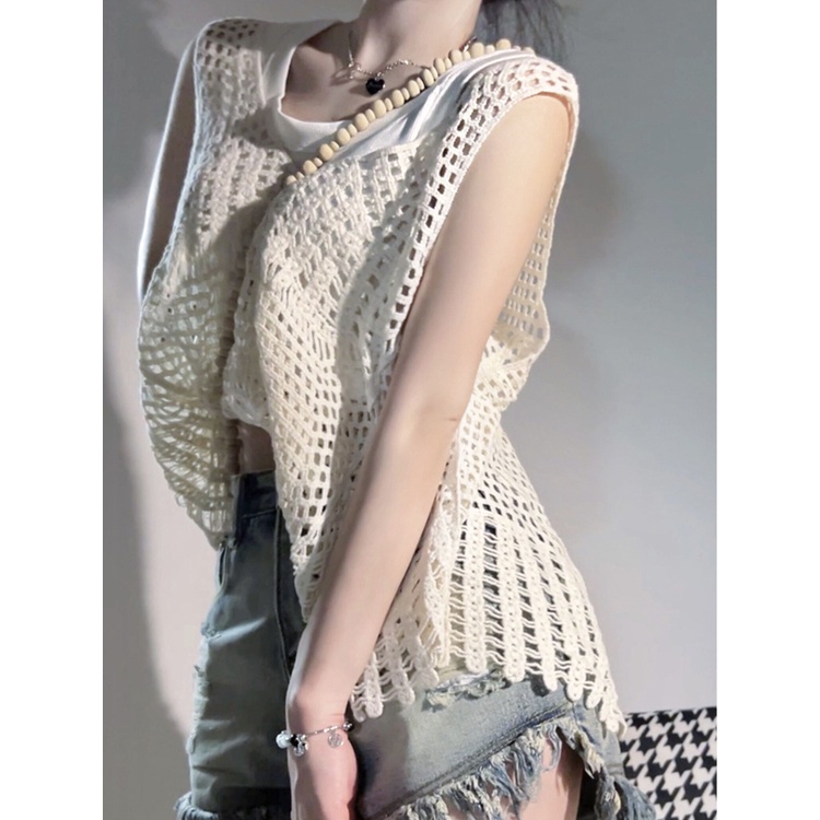 QKOOLE  Set Áo Lửng Hai Dây + Quần Ngắn Thời Trang Nữ crop top