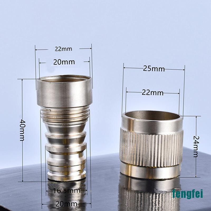 Đầu Nối Ống Nước Tưới Vườn 3 / 4 Inch Bằng Đồng Thau Dễ Lắp Đặt