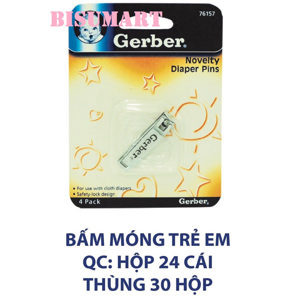 Bấm móng tay, Cắt móng tay cho bé Gerber (MỸ) chăm sóc móng tay chân trẻ em