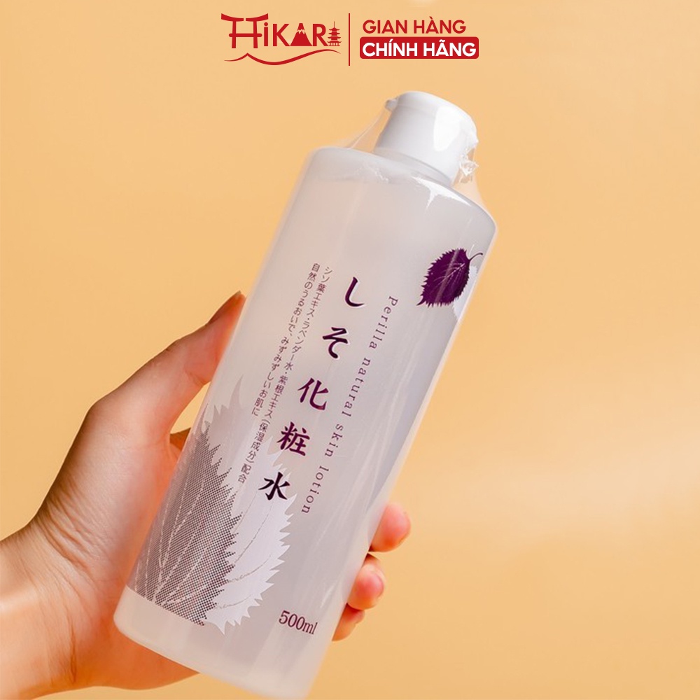 Nước hoa hồng tía tô Chinoshio Perilla Natural Skin Lotion 500ml