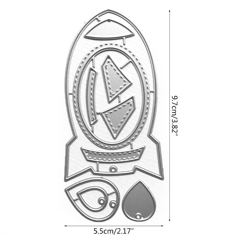 Khuôn Cắt Giấy Làm Từ Kim Loại Hình Tàu Hỏa Trang Trí Scrapbook