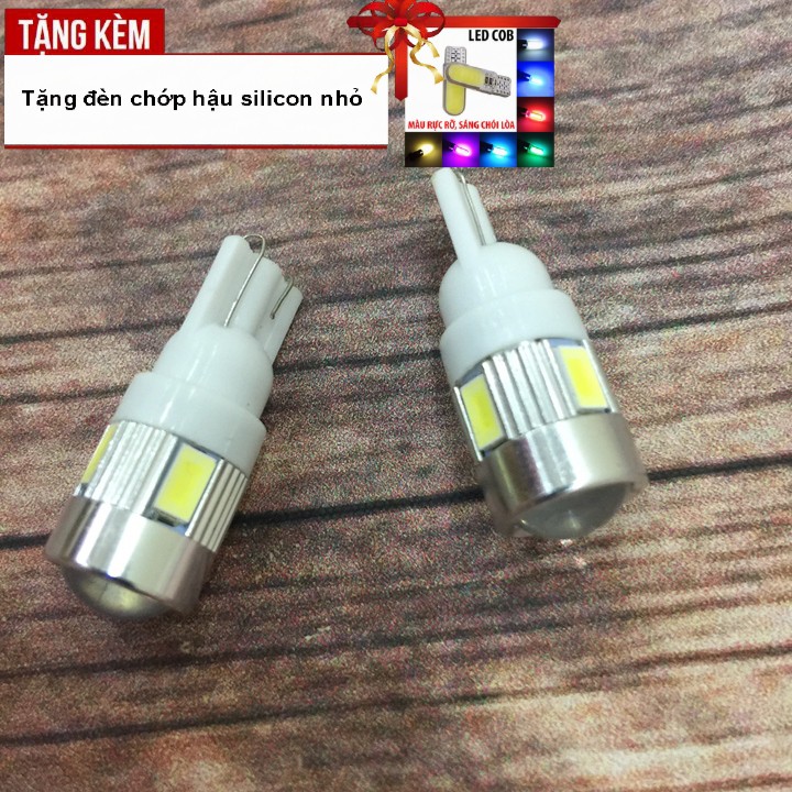 Cặp 02 đèn xi nhan xương mù + đèn chớp F1 silicon