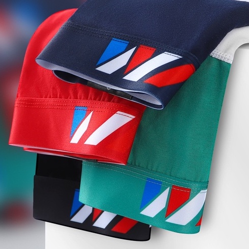 [3XL, - L 80kg - 40kg] Quần Lót Boxer COtton Munafie MC007# Đồ Lót Bốn Góc