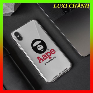 Ốp lưng chống bám vân bape độc Fake Iphone 7/8/8Plus/X/Xs/Xs Max/11/11 Promax/12/12 Promax BAPPOD00131