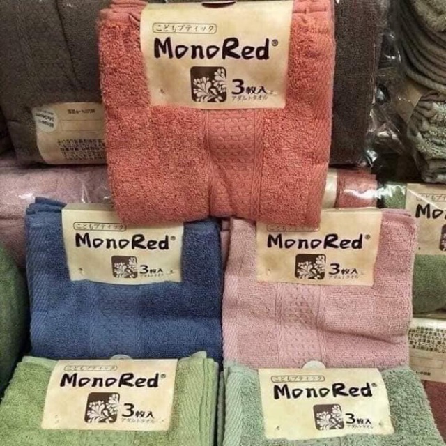 Sét 3 khăn mặt xuất nhật - giao màu ngẫu nhiên