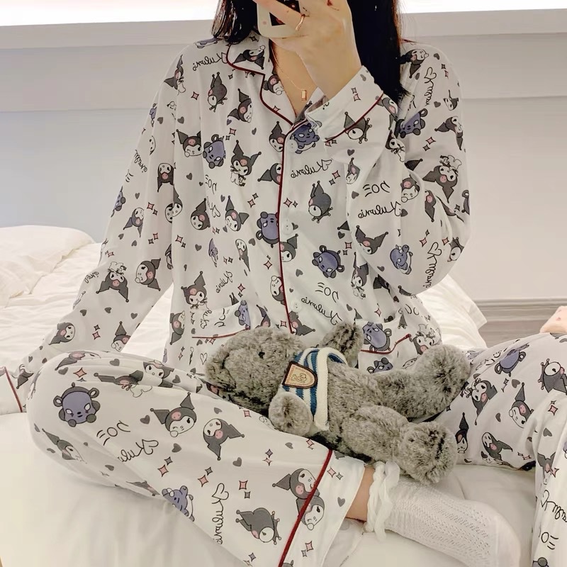 BỘ ĐỒ NGỦ MẶC NHÀ CUTE HOẠ TIẾT ĐÁNG YÊU HOT THU ĐÔNG 2021