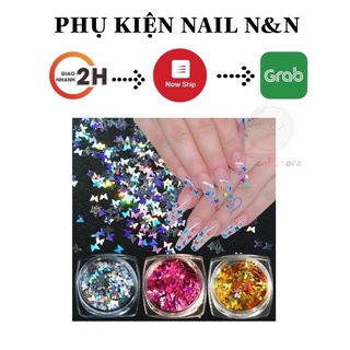Bướm dùng đắp ẩn móng tay nhiều màu