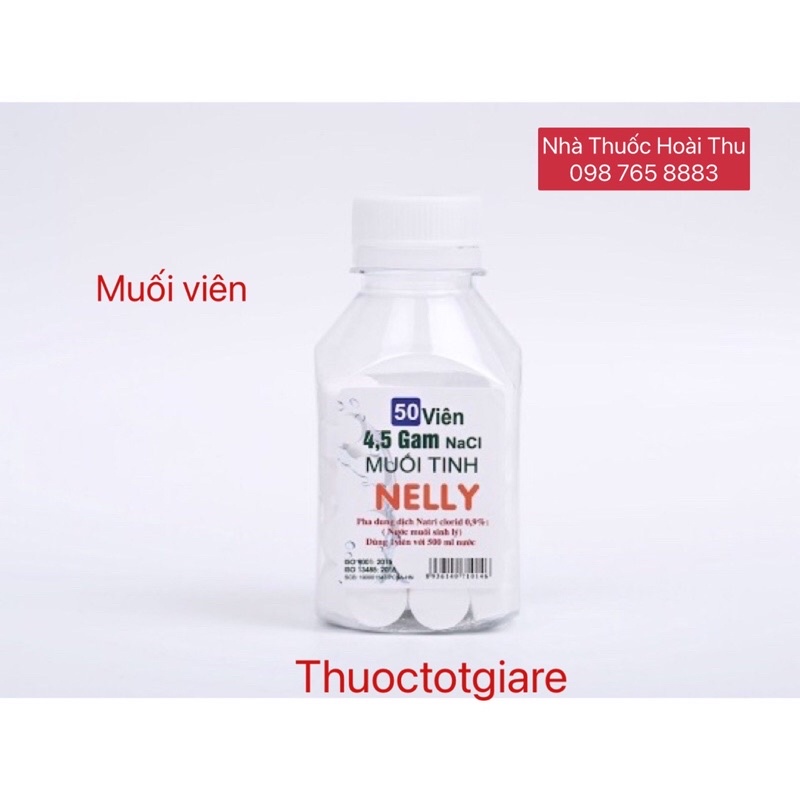 Muối Tinh viên Nelly ( 50 viên )